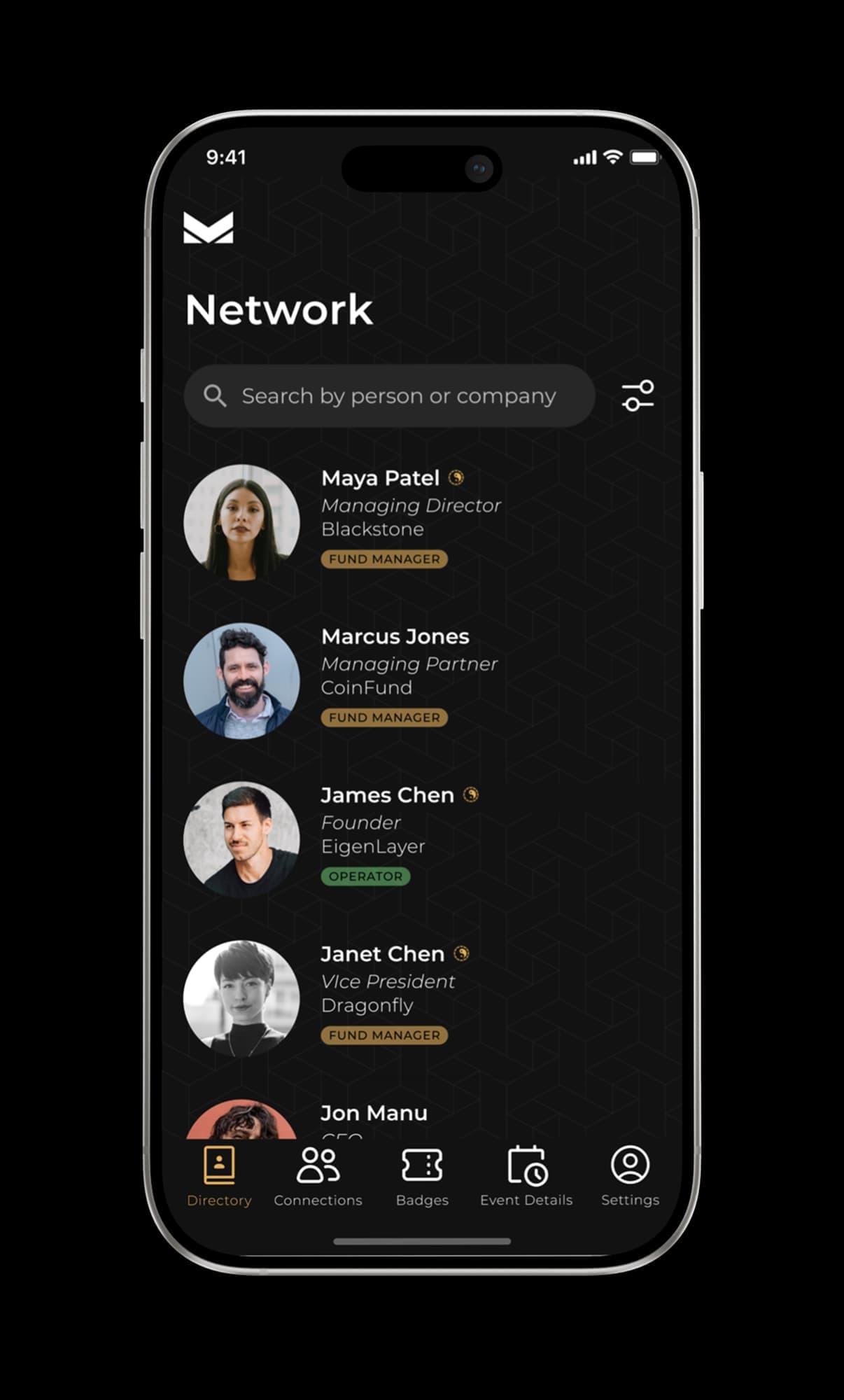 Membership directory