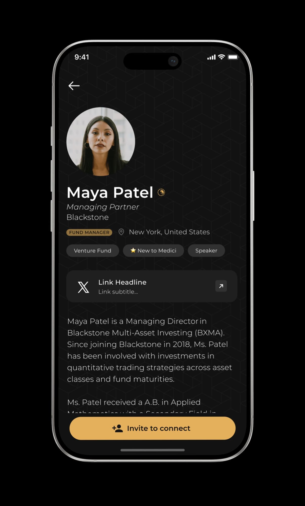 Member profile